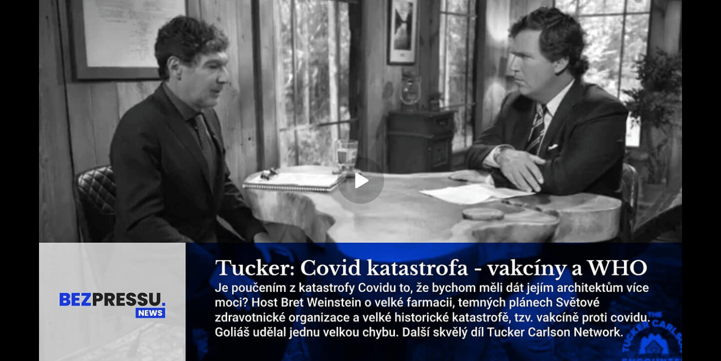 Tucker: Covid katastrofa – vakcíny a WHO