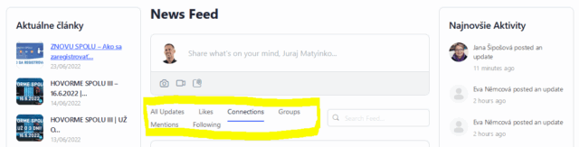 How to filter the News Feed